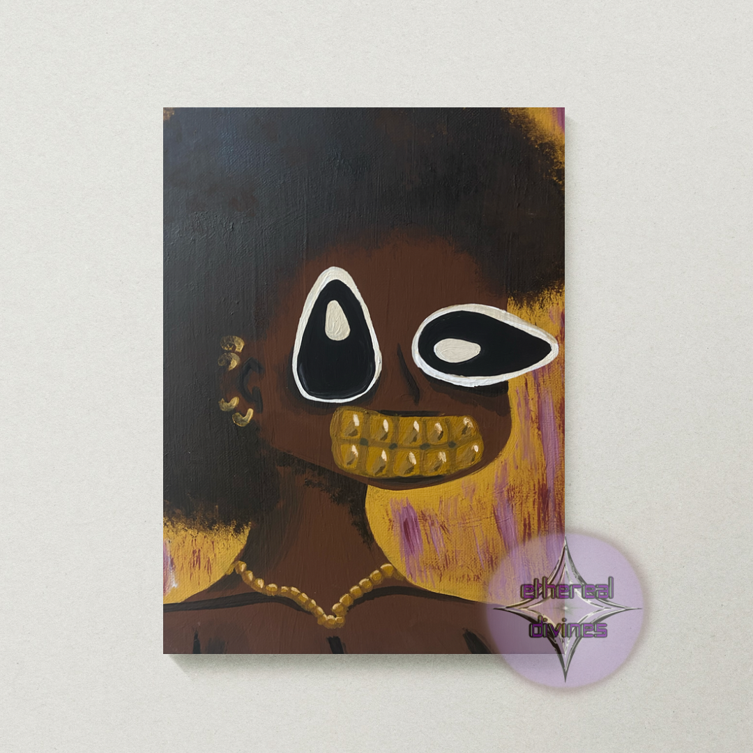 Golden Ebony (Version 1) Print