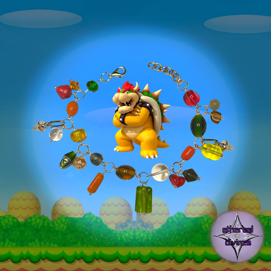 Bowser Inspired Charm Bracelet