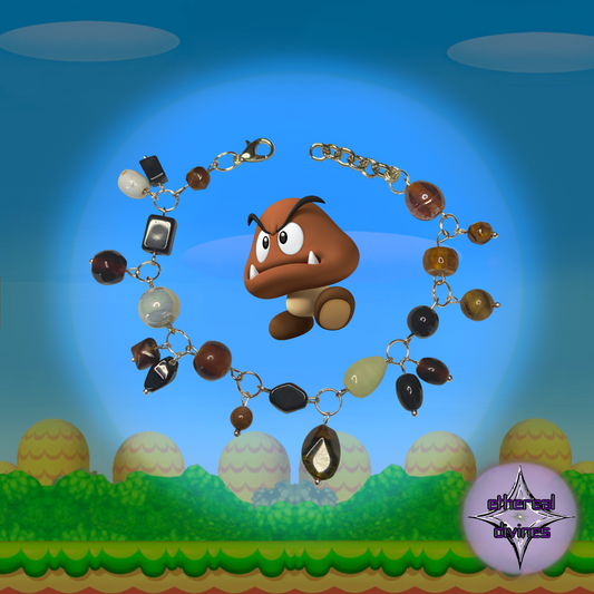 Goomba Inspired Charm Bracelet