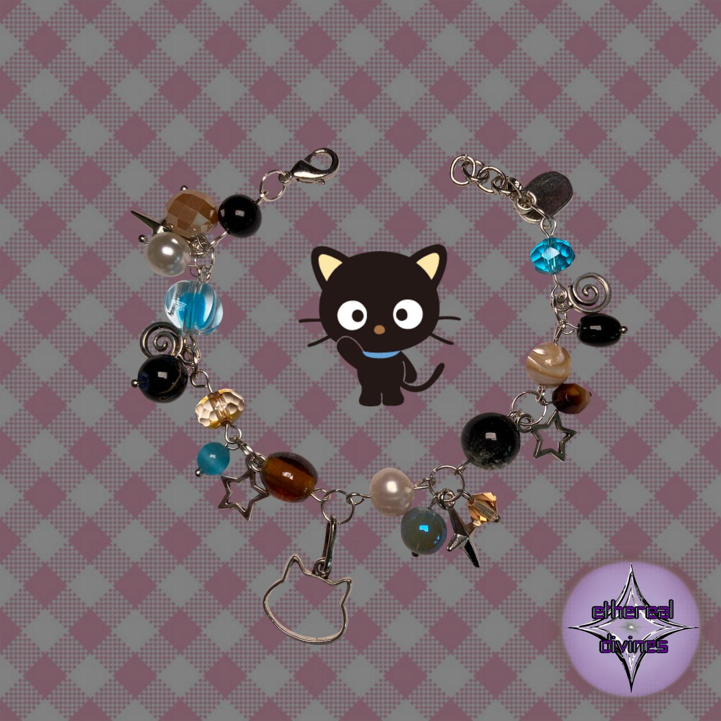 Chococat Inspired Charm Bracelet