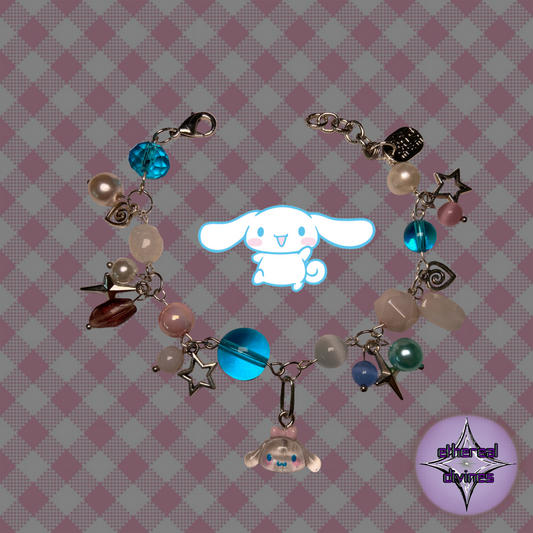 Cinnamoroll Inspired Charm Bracelet