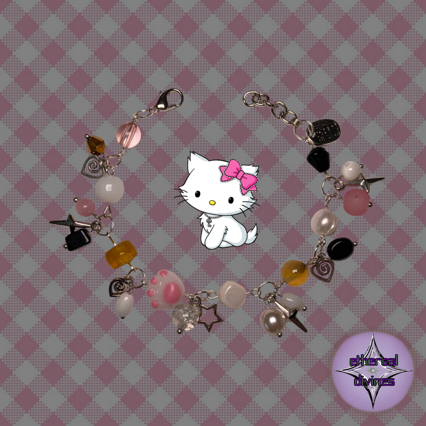 Charmmy Kitty Inspired Charm Bracelet