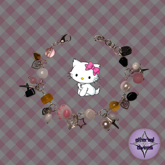 Charmmy Kitty Inspired Charm Bracelet