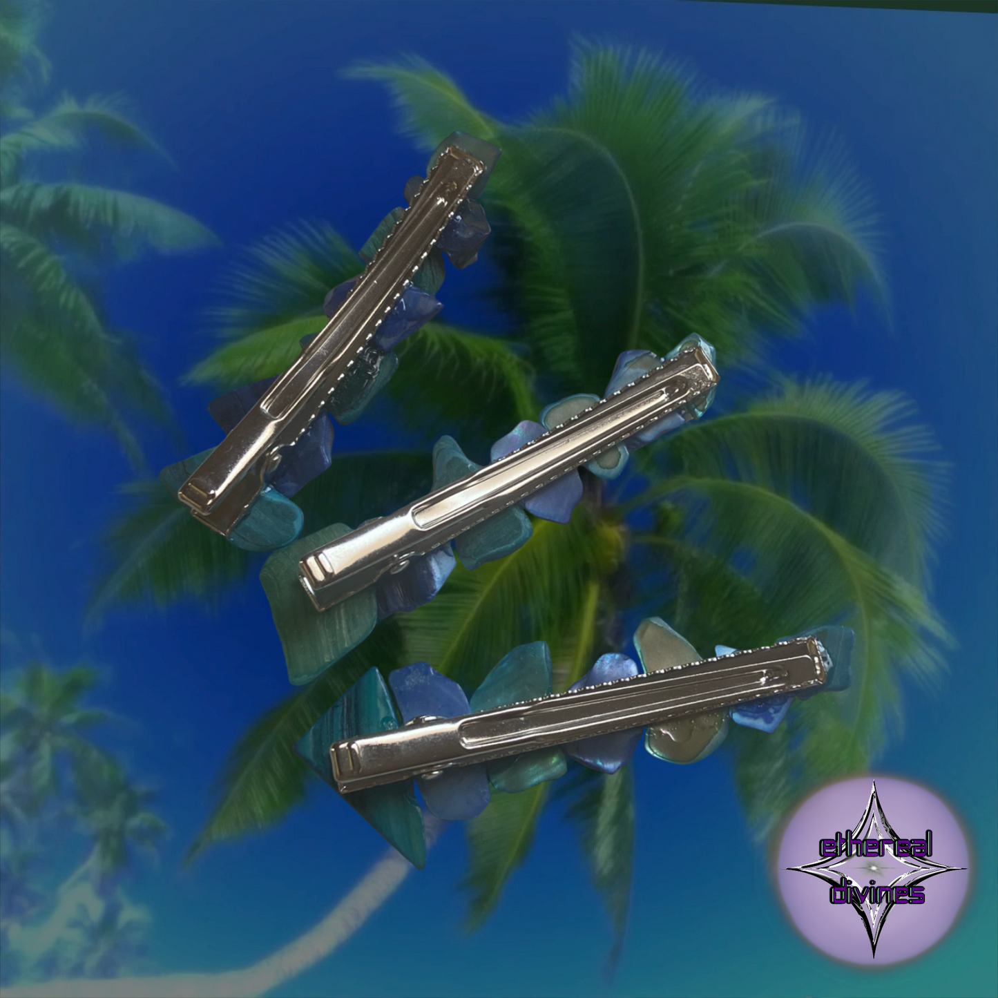 Oh How You Shine Hair Clip (blue)