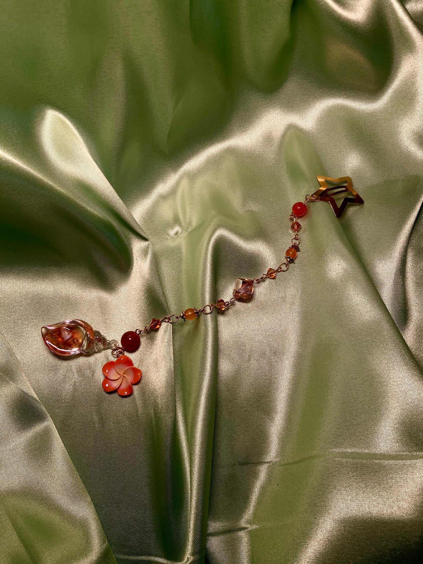 Glow In the Dark Seashell Hairclip