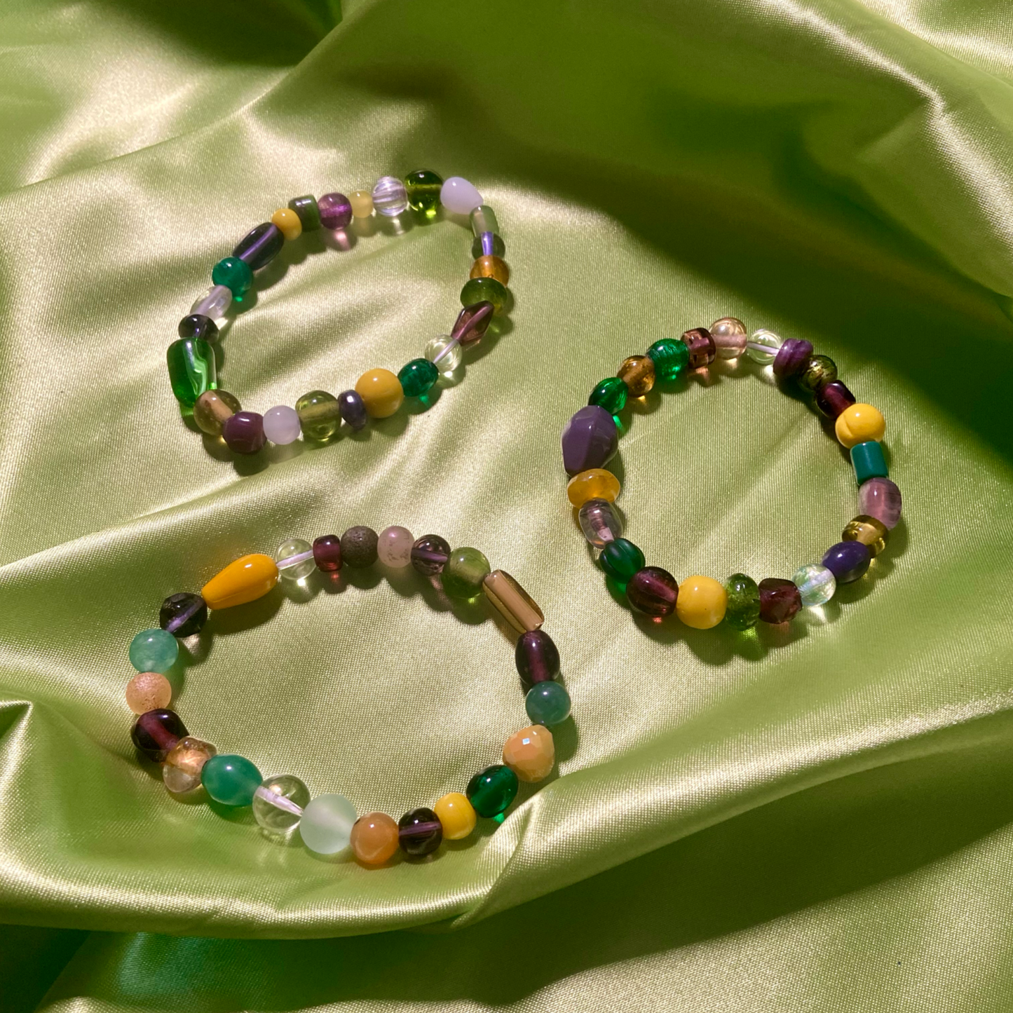 Beaded Bracelet Trio